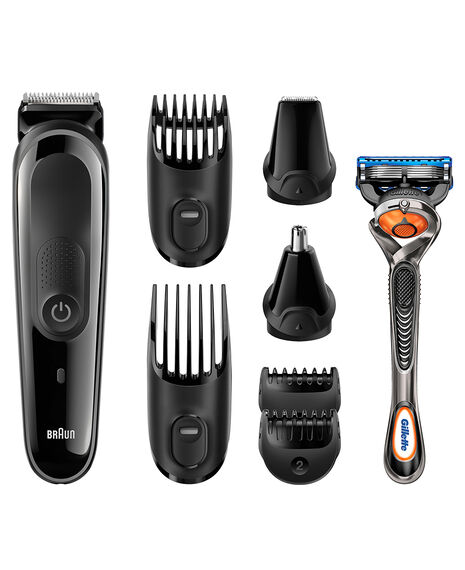 Male Grooming Kit 8-in-one precision Face/Head Trimmer with free Gillette Fusion ProGlide Manual Razor